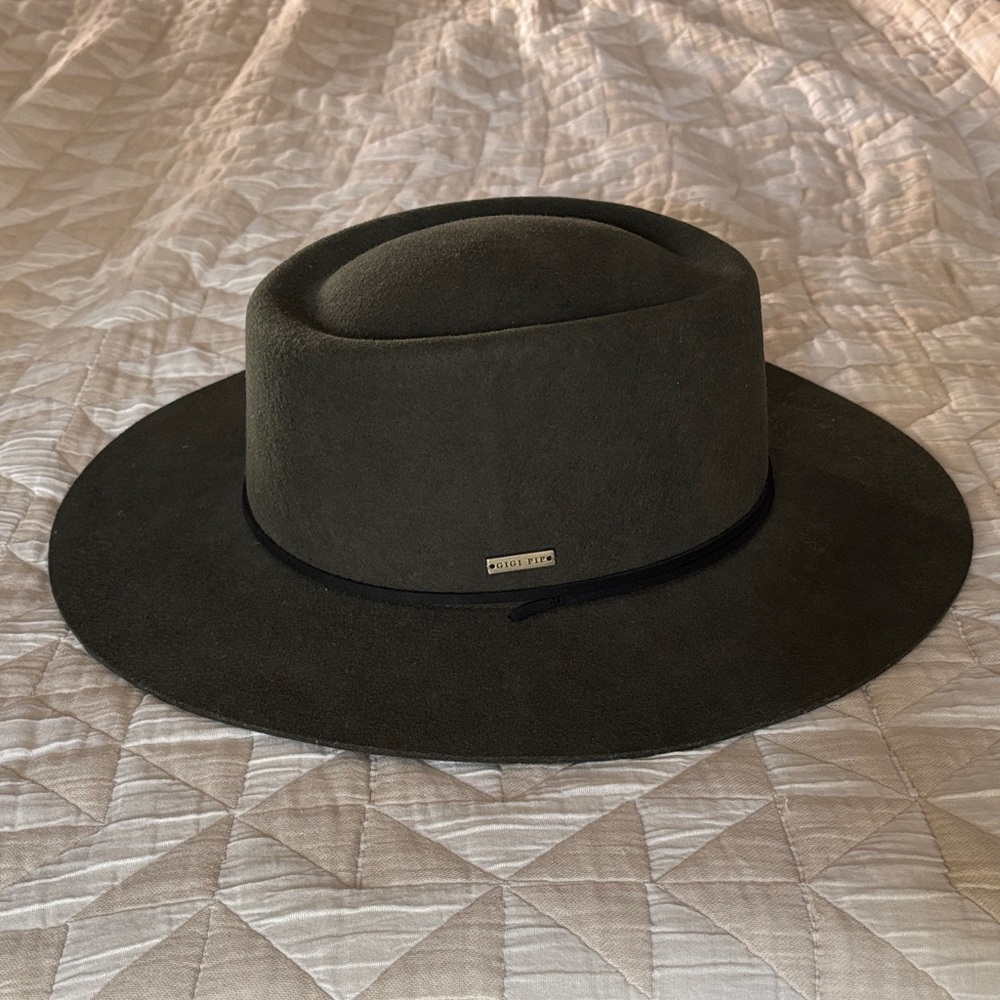 GIGI PIP Rowan Olive Wool Hat